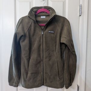 Columbia Olive Green Fleece Jacket